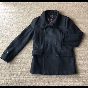 H&M Black peacoat size: 36R